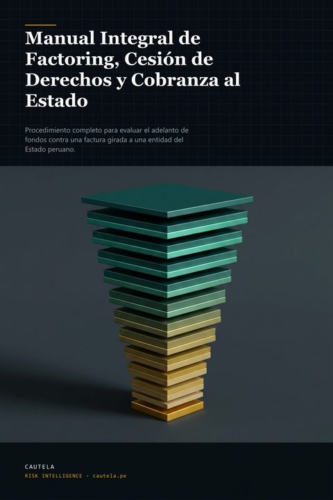 Portada del Manual Integral de Factoring, Cesión de Derechos y Cobranza al Estado